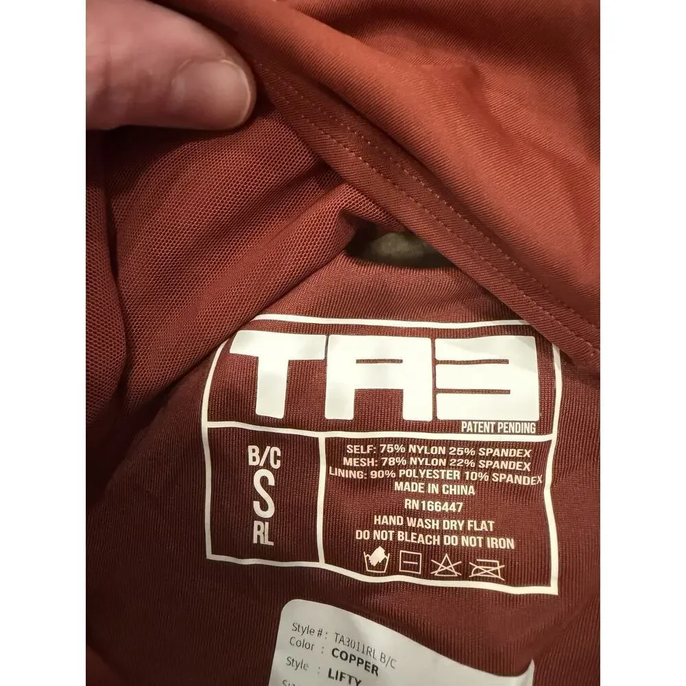 TA3 The Lifty Cooper Brown One Piece Underwire Swimsuit Sz Small B/C Cup NWT